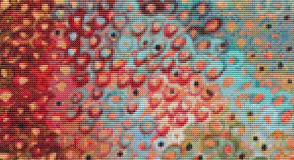 Blue Sea counted cross stitch pattern by Karla Gerard