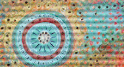 Blue Sea counted cross stitch pattern by Karla Gerard
