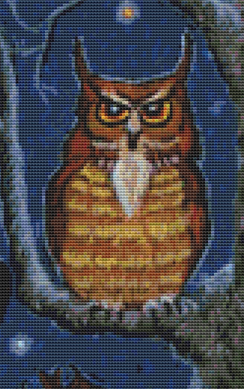 Ready for All Hallow's Eve cross stitch pattern by Joseph Holodook/Porterfields Fine Art Licensing