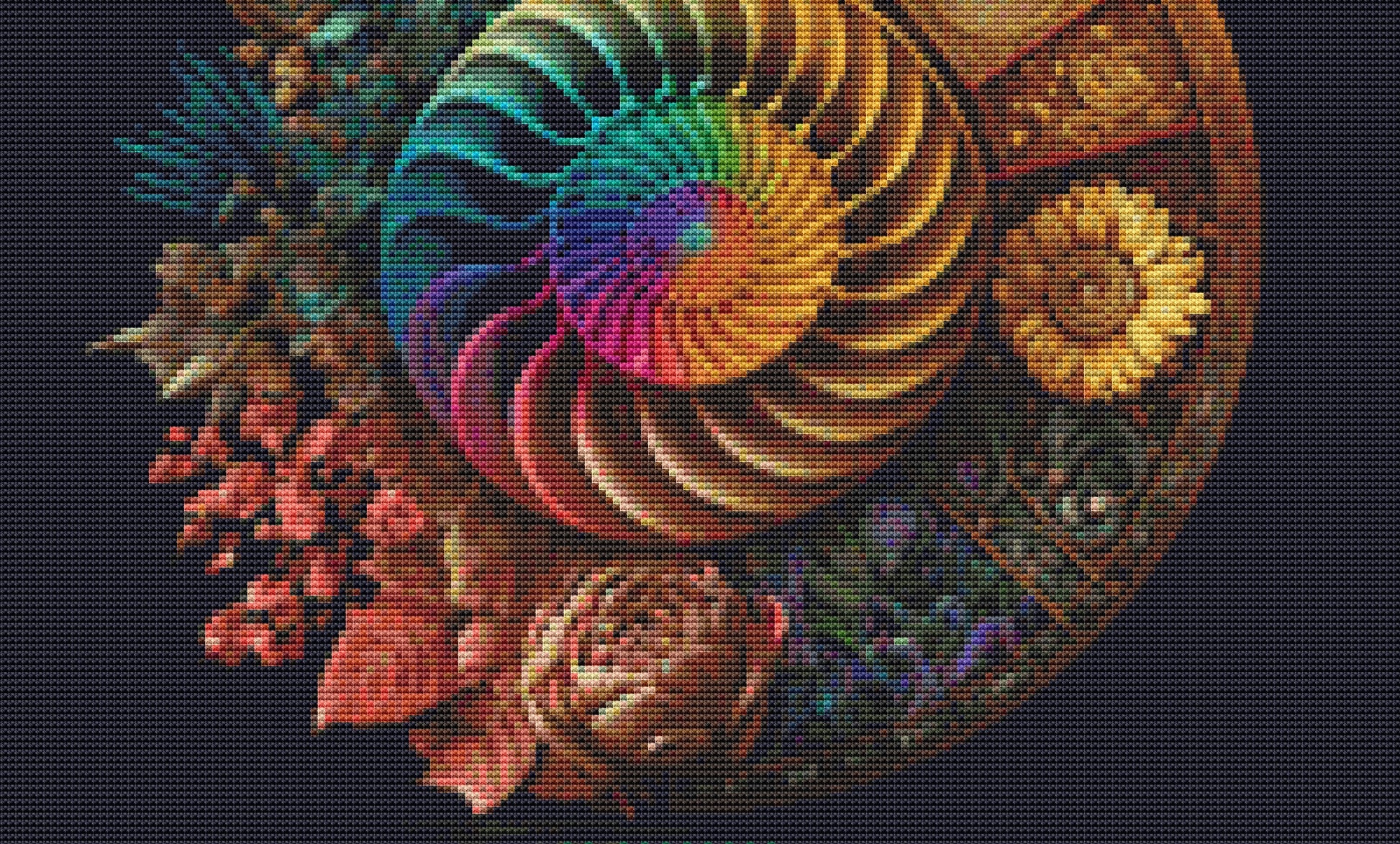 The Golden Ratio cross stitch pattern by SphinxDesignStudio