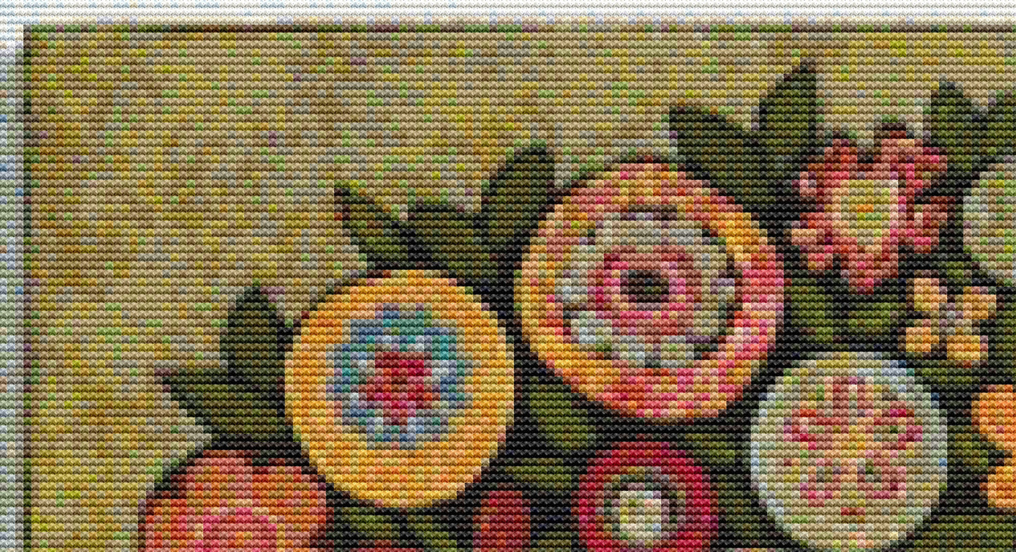 Flowering Tree 1 counted cross stitch pattern by Karla Gerard