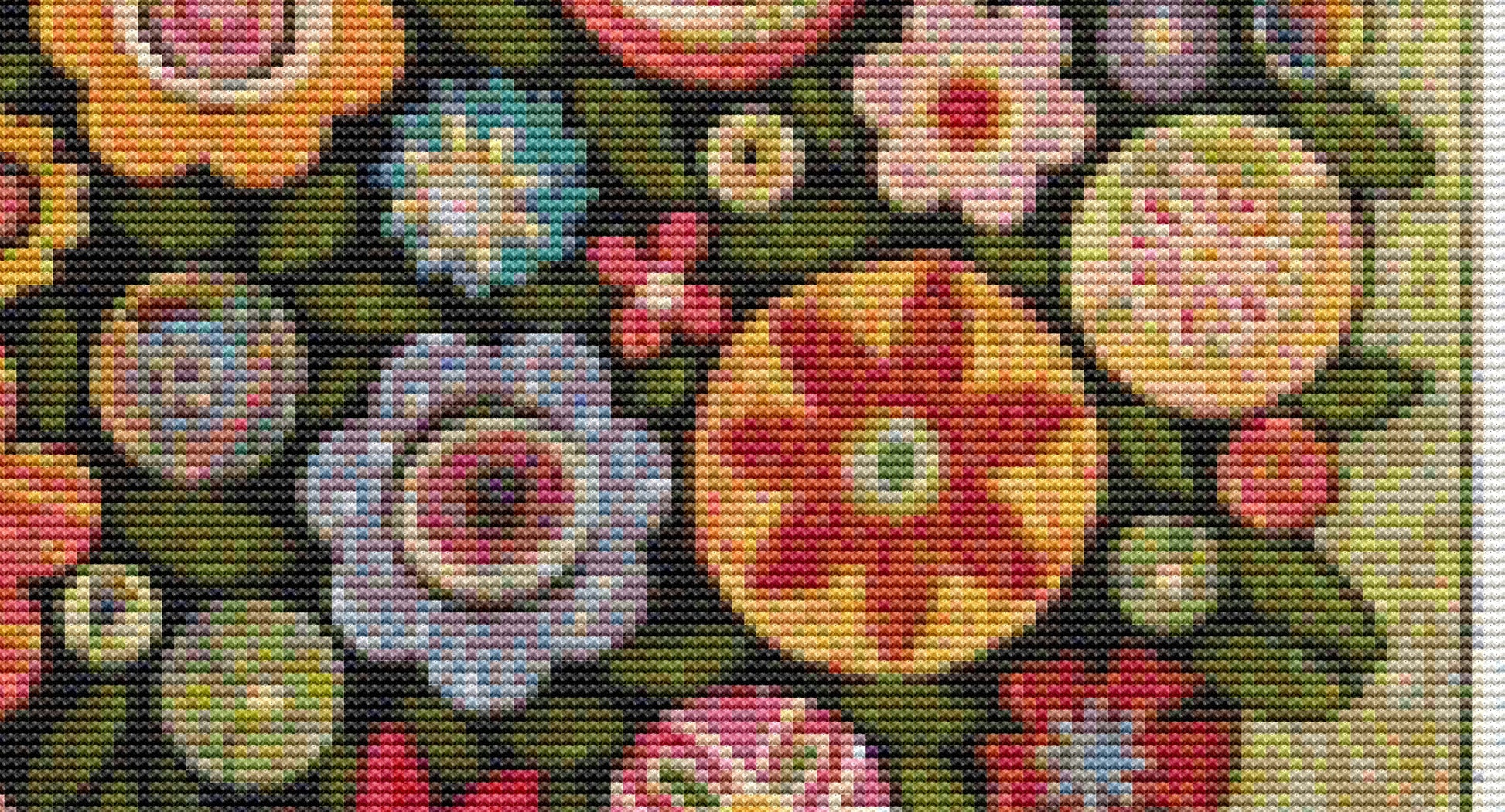 Flowering Tree 1 counted cross stitch pattern by Karla Gerard