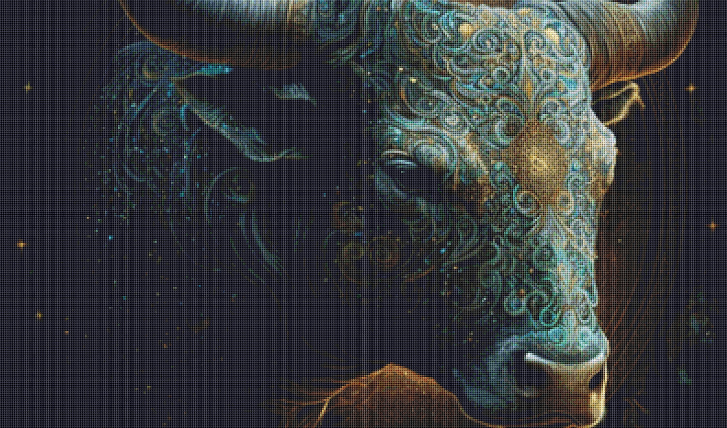 Taurus cross stitch pattern by SphinxDesignStudio