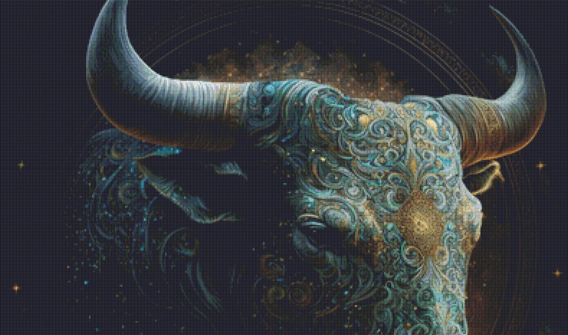 Taurus cross stitch pattern by SphinxDesignStudio