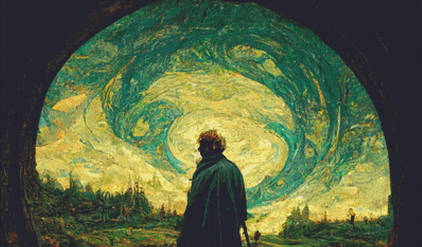 Hobbit Van Gogh Style cross stitch pattern by SphinxDesignStudio