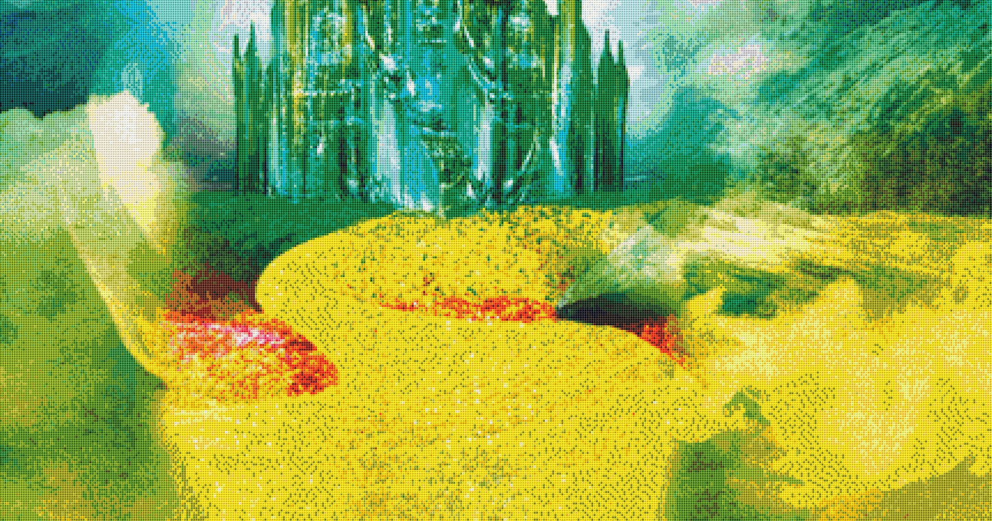 Emerald City ©Adobe Ext. License cross stitch pattern by Gilda