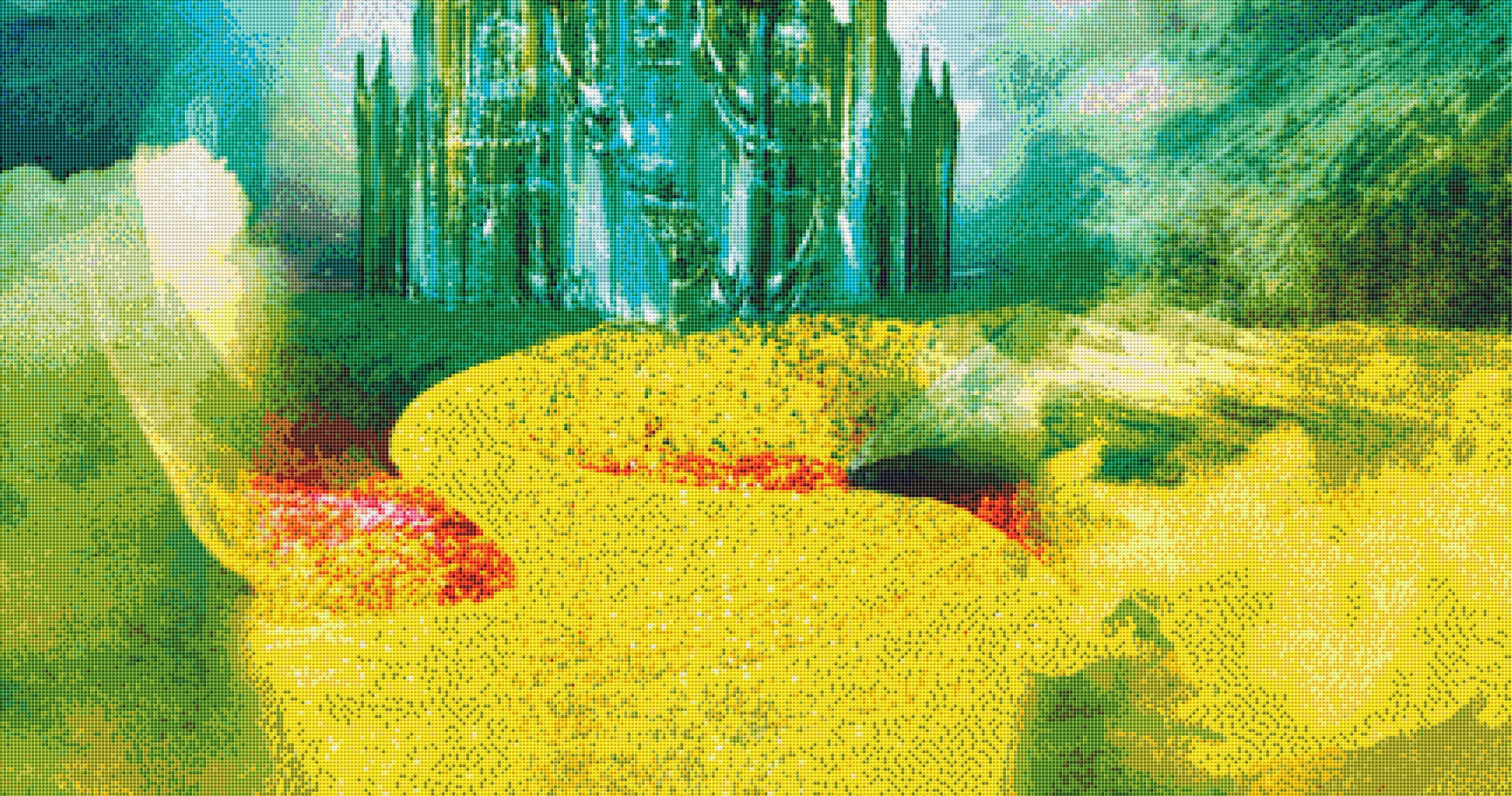 Emerald City ©Adobe Ext. License cross stitch pattern by Gilda