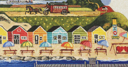 Summer Cottages cross stitch pattern by Patrick Gauthier