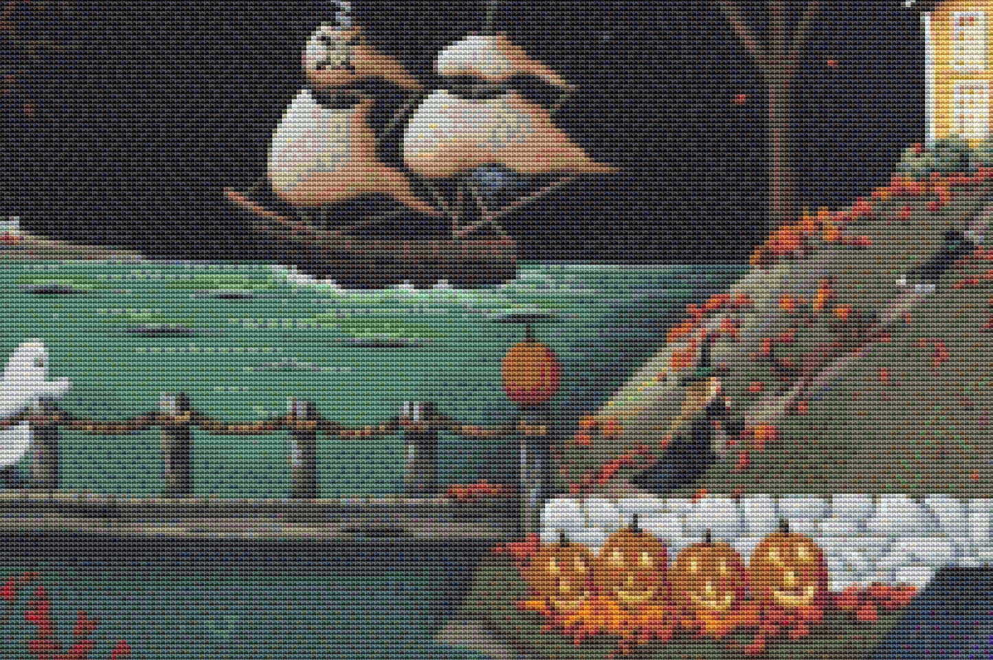 Pirate's Cove cross stitch pattern by Catherine Holman/Ansada Licensing Group, LLC