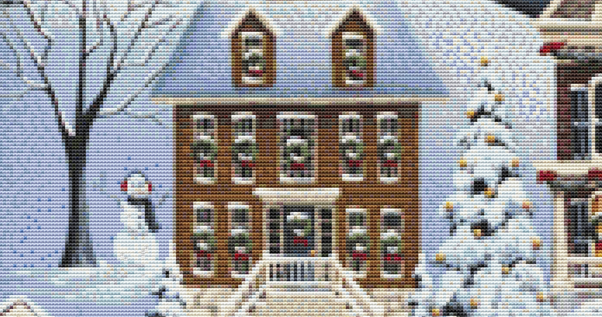 Caroling in Winterberry counted cross stitch pattern by Catherine Holman/Ansada Licensing Group, LLC