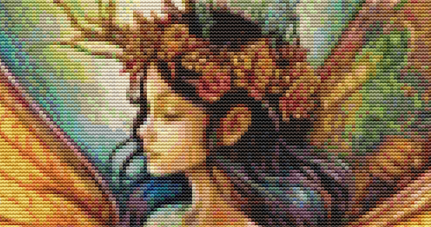 Heart Crystal cross stitch pattern by FaiRYTaiLS