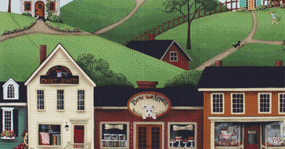 Dog Days of Summer cross stitch pattern by Catherine Holman/Ansada Licensing Group, LLC