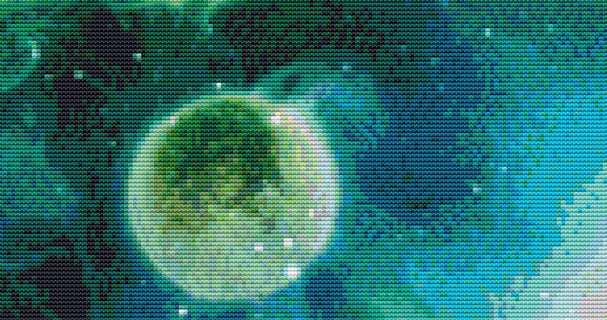 Emerald City ©Adobe Ext. License cross stitch pattern by Gilda