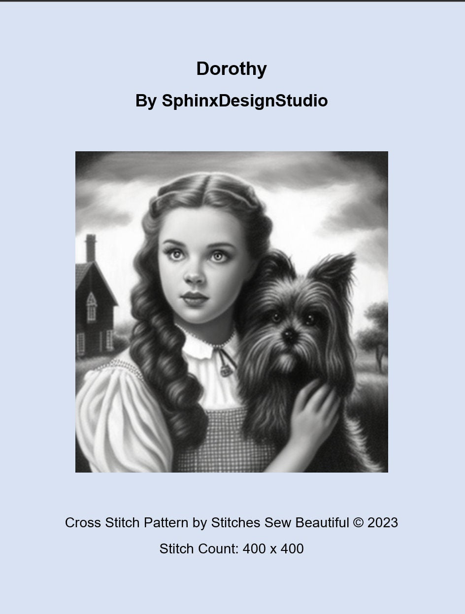 Dorothy cross stitch pattern by SphinxDesignStudio