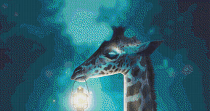 Friend With a Night-light cross stitch pattern by Jose Francese