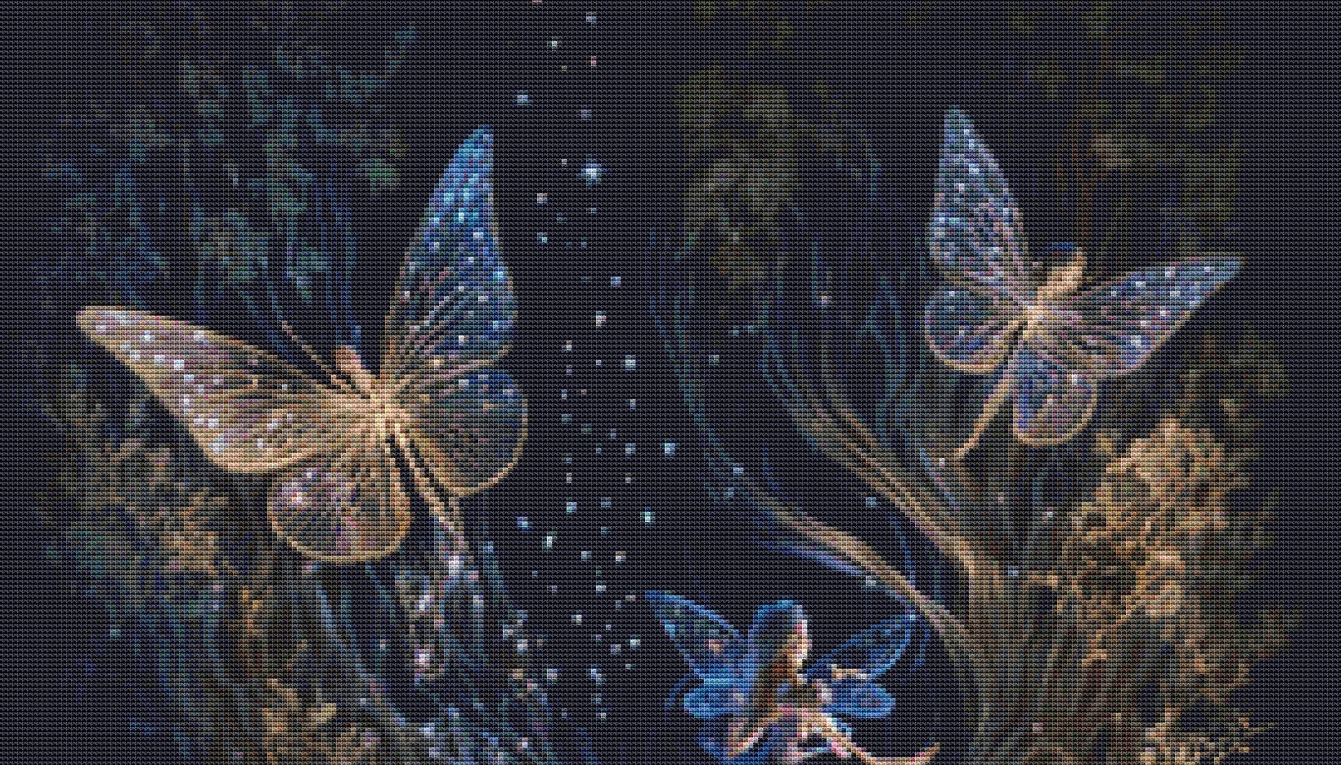Book of Faeries ©Adobe Ext. License cross stitch pattern by StitchesSewBeautiful