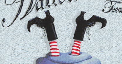 Halloween Treat Witch Cupcake cross stitch pattern by Catherine Holman/Ansada Licensing Group, LLC