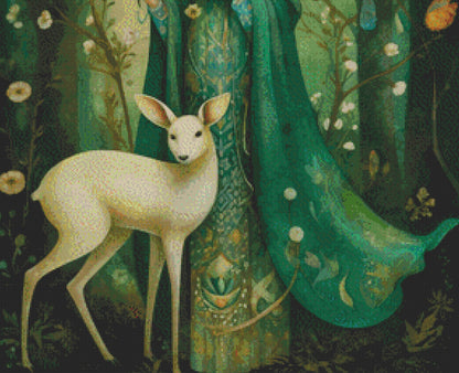 Wise Woman cross stitch pattern by DutchLadyMysticArt