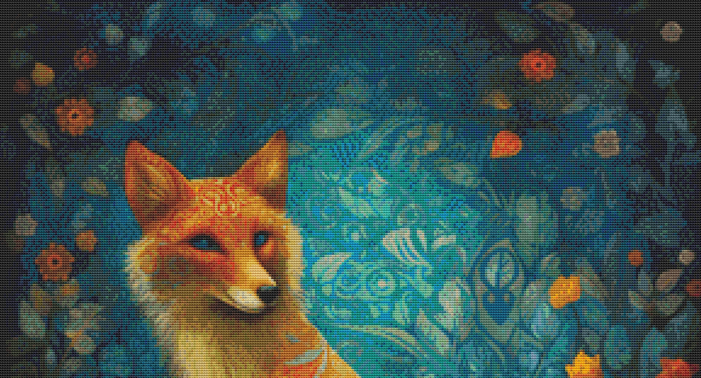 Red Fox cross stitch pattern by DutchLadyMysticArt