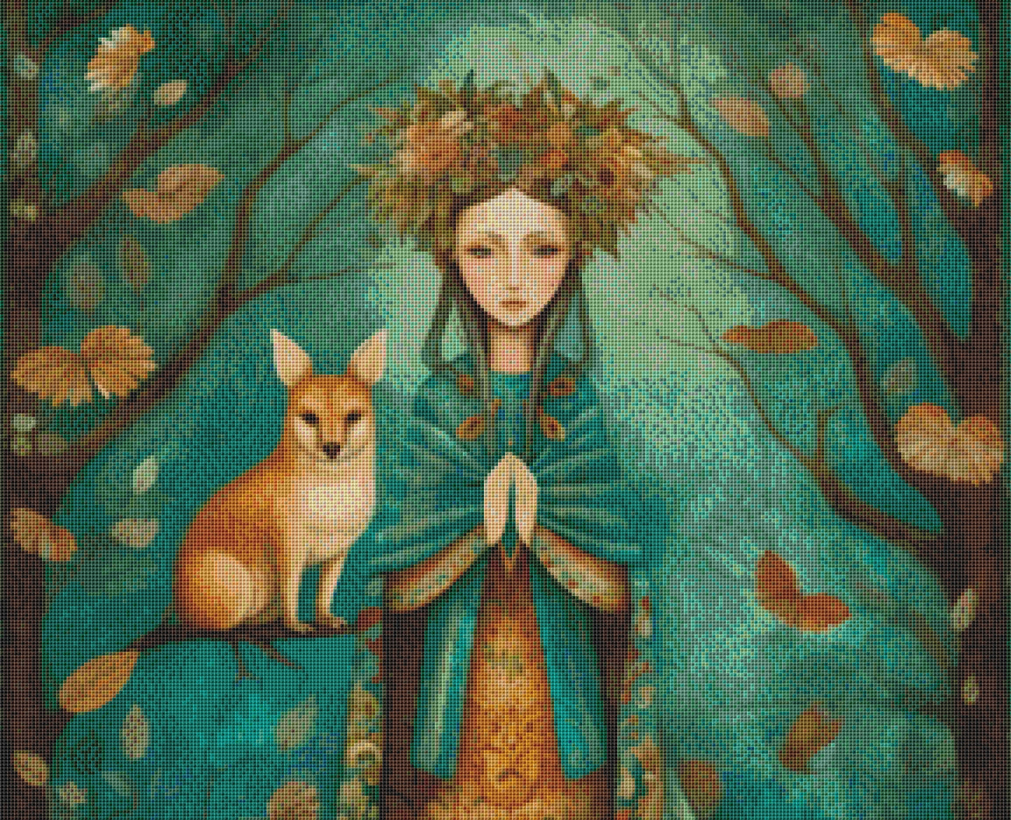 Mystic Lady cross stitch pattern by DutchLadyMysticArt