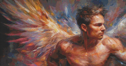 Angel cross stitch pattern by Eder Jose Rosa