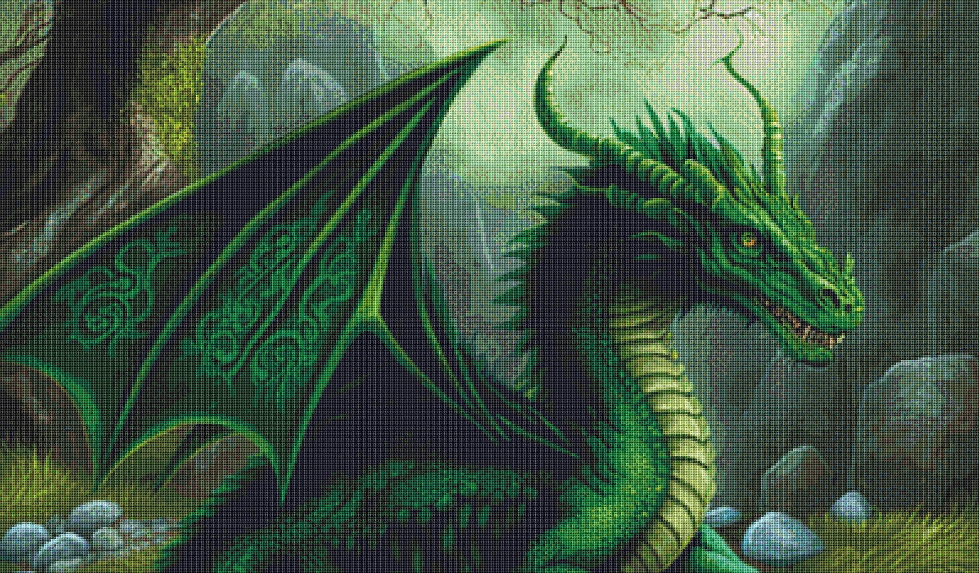 Celtic Dragon cross stitch pattern by Serr.Kai A Quill & Ink