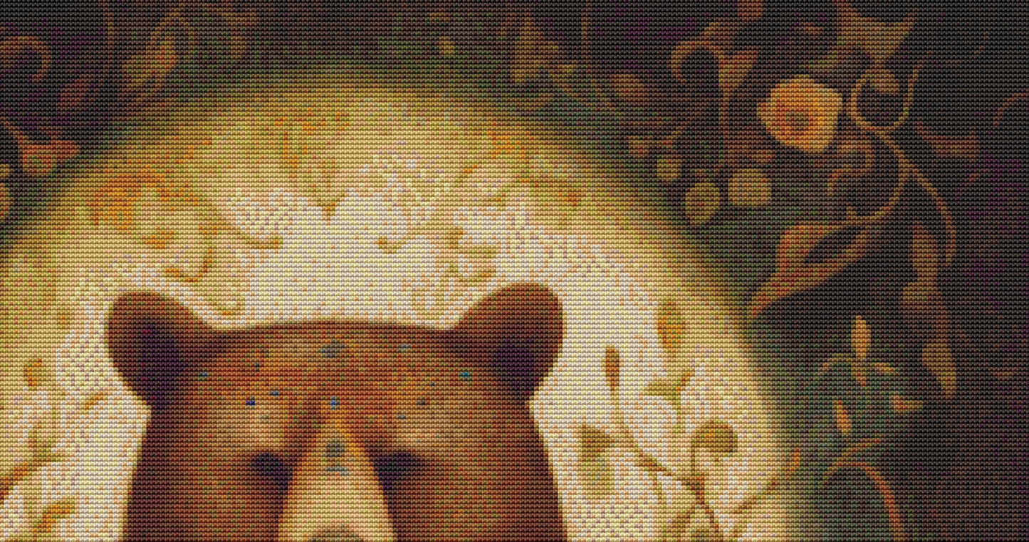 Brown Bear cross stitch pattern by DutchLadyMysticArt