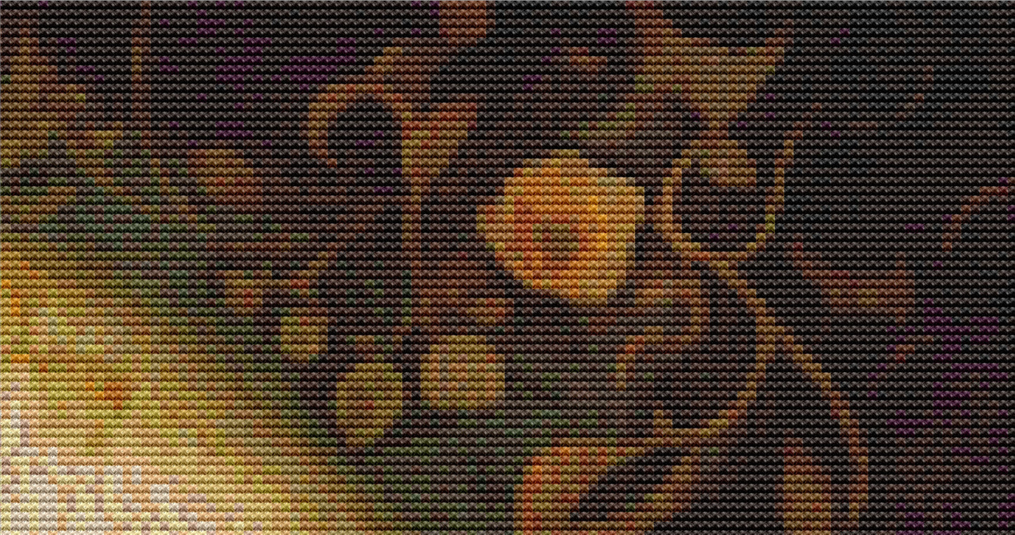 Brown Bear cross stitch pattern by DutchLadyMysticArt