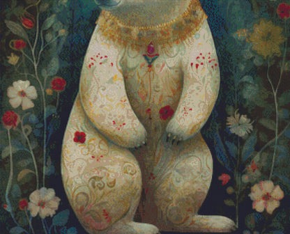 Polar Bear cross stitch pattern by DutchLadyMysticArt