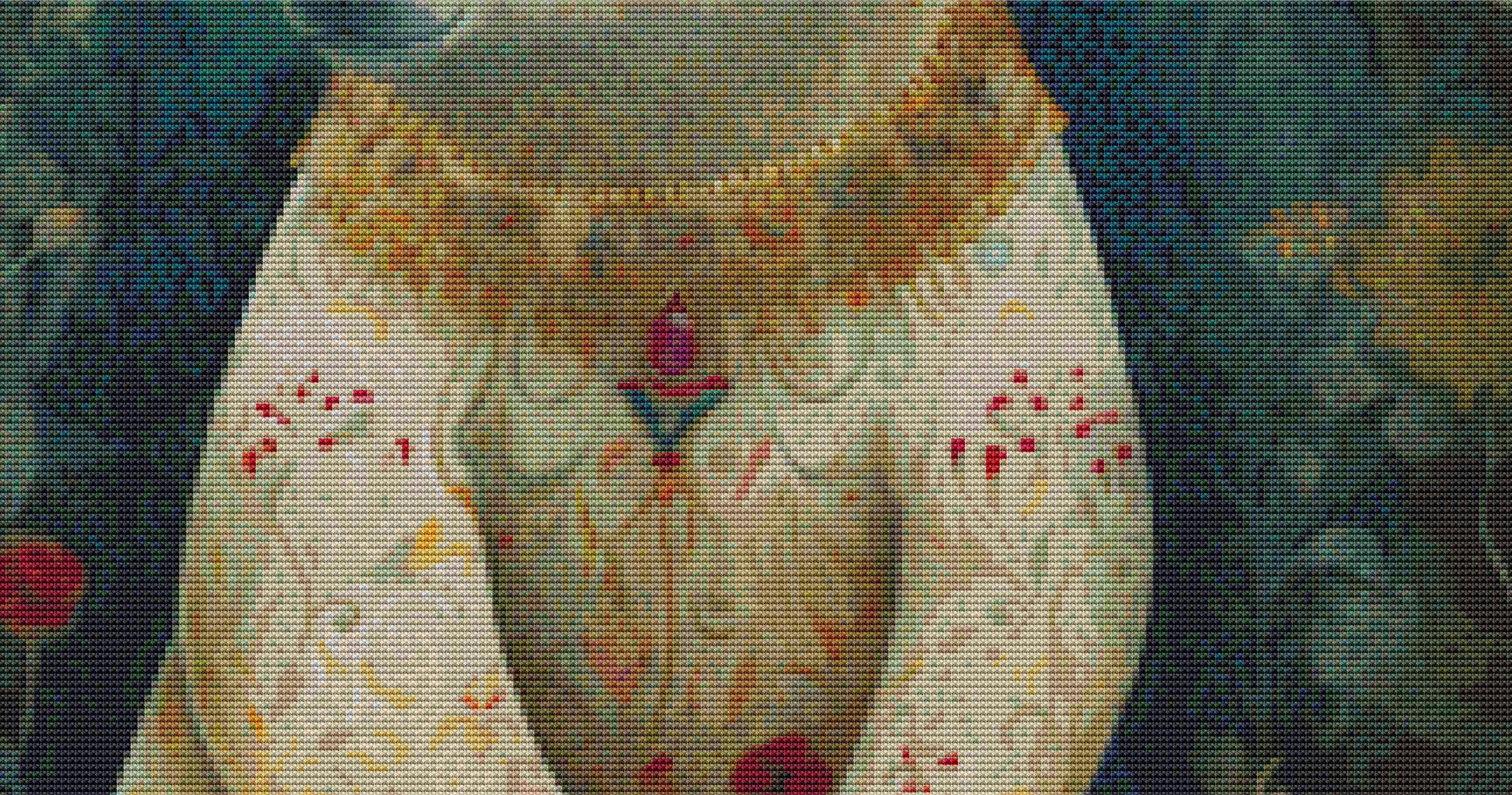 Polar Bear cross stitch pattern by DutchLadyMysticArt