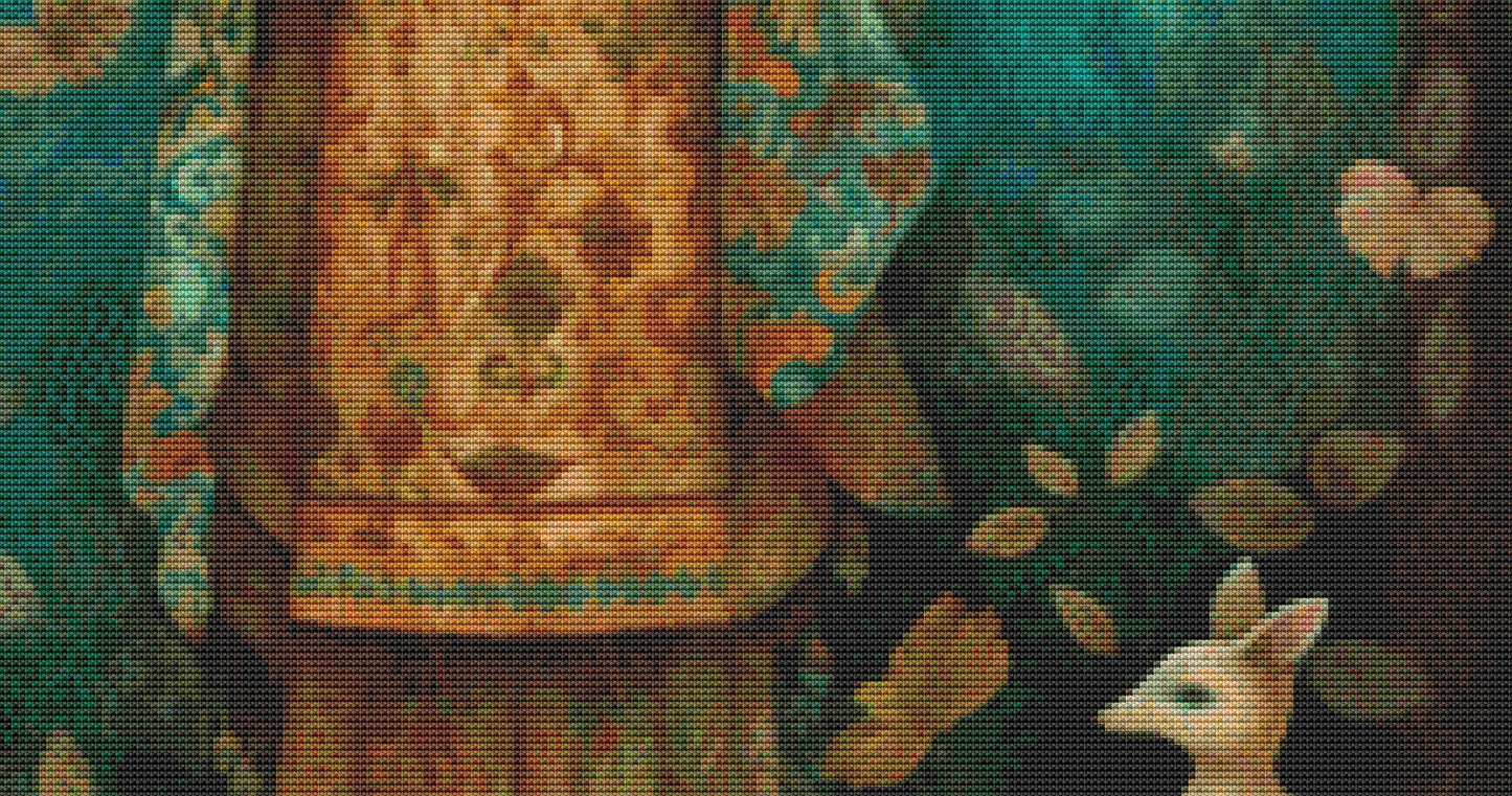 Mystic Lady cross stitch pattern by DutchLadyMysticArt