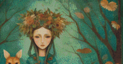Mystic Lady cross stitch pattern by DutchLadyMysticArt