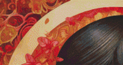 Mystical Cat Girl 2 cross stitch pattern by DutchLadyMysticArt