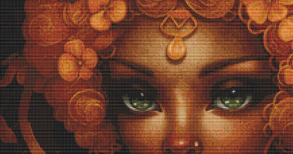 Mystical Cat Girl 7 cross stitch pattern by DutchLadyMysticArt