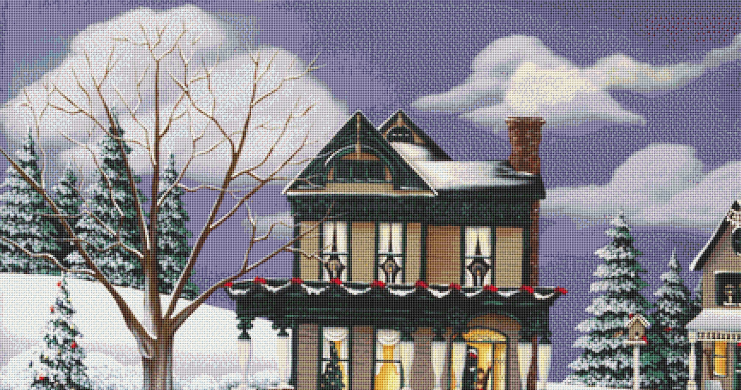 Home for The Holidays 2 cross stitch pattern by Catherine Holman/Ansada Art Licensing Group, LLC