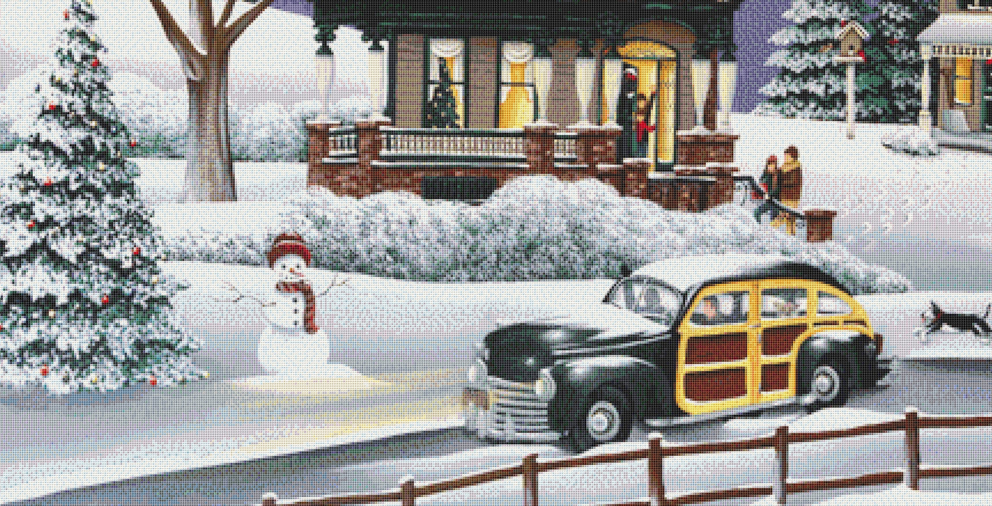 Home for The Holidays 2 cross stitch pattern by Catherine Holman/Ansada Art Licensing Group, LLC