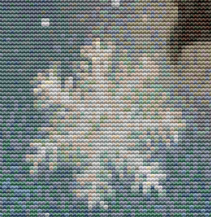 Yuletide Dragon counted cross stitch pattern by Serr.Kai A Quill & Ink