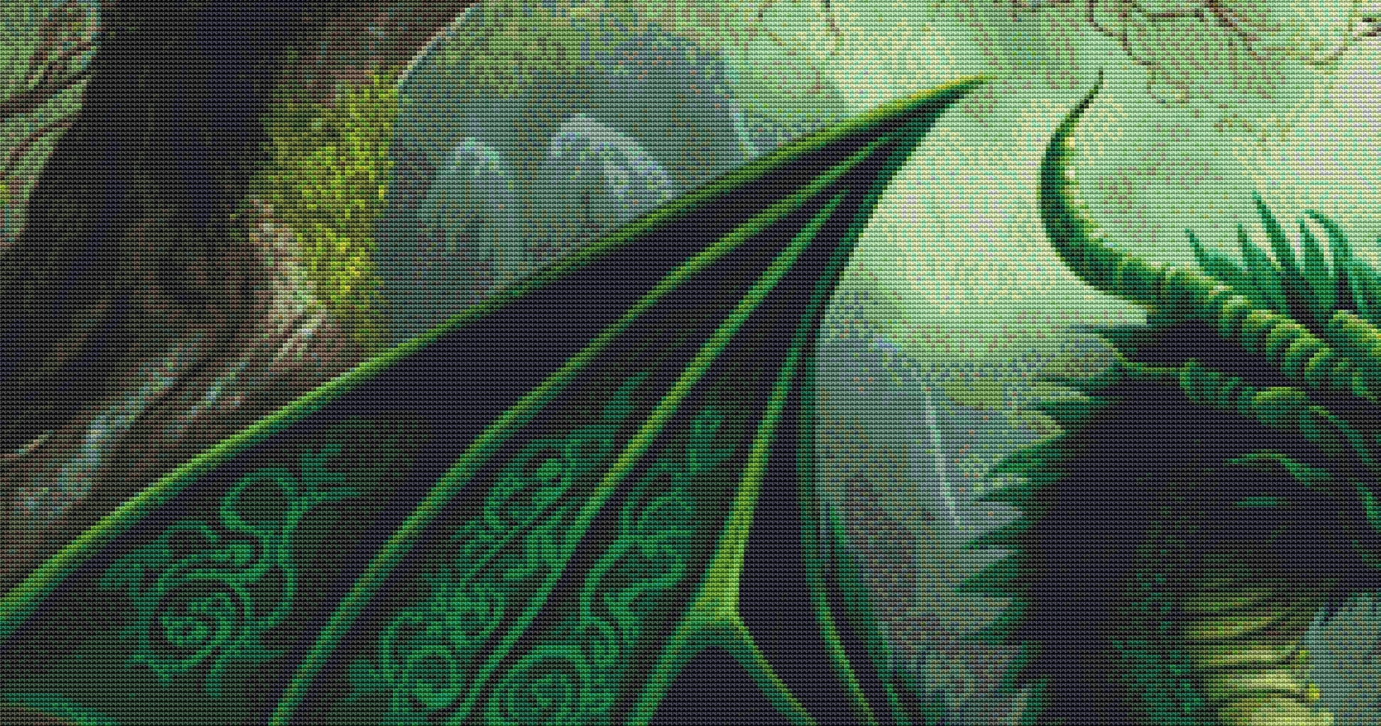 Celtic Dragon cross stitch pattern by Serr.Kai A Quill & Ink