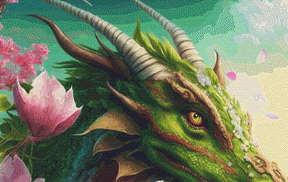 Spring Dragon cross stitch pattern by Serr.Kai A Quill & Ink