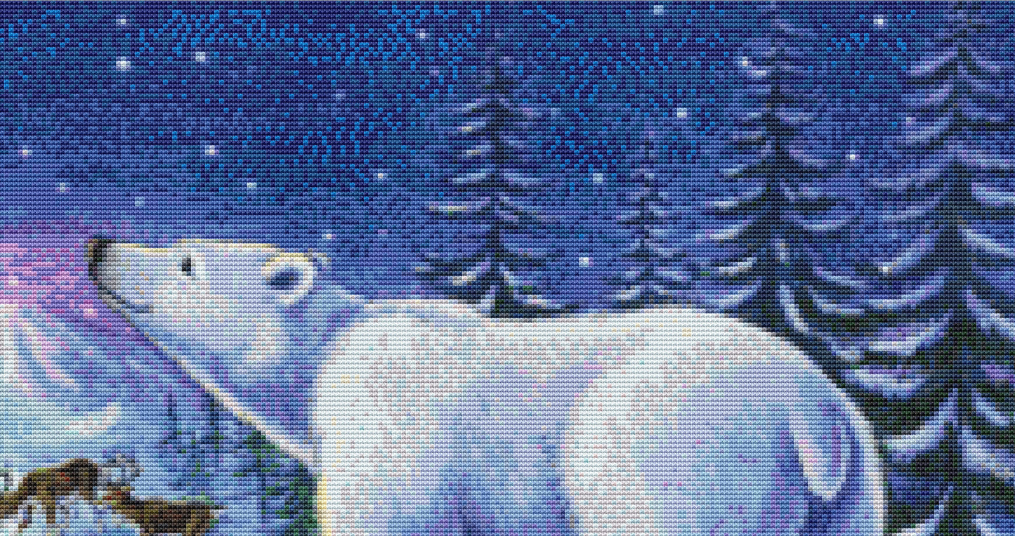 Arctic Friends Christmas cross stitch pattern by Rose Mary Berlin/Ansada Licensing Group, LLC