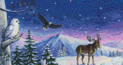 Arctic Friends Christmas cross stitch pattern by Rose Mary Berlin/Ansada Licensing Group, LLC