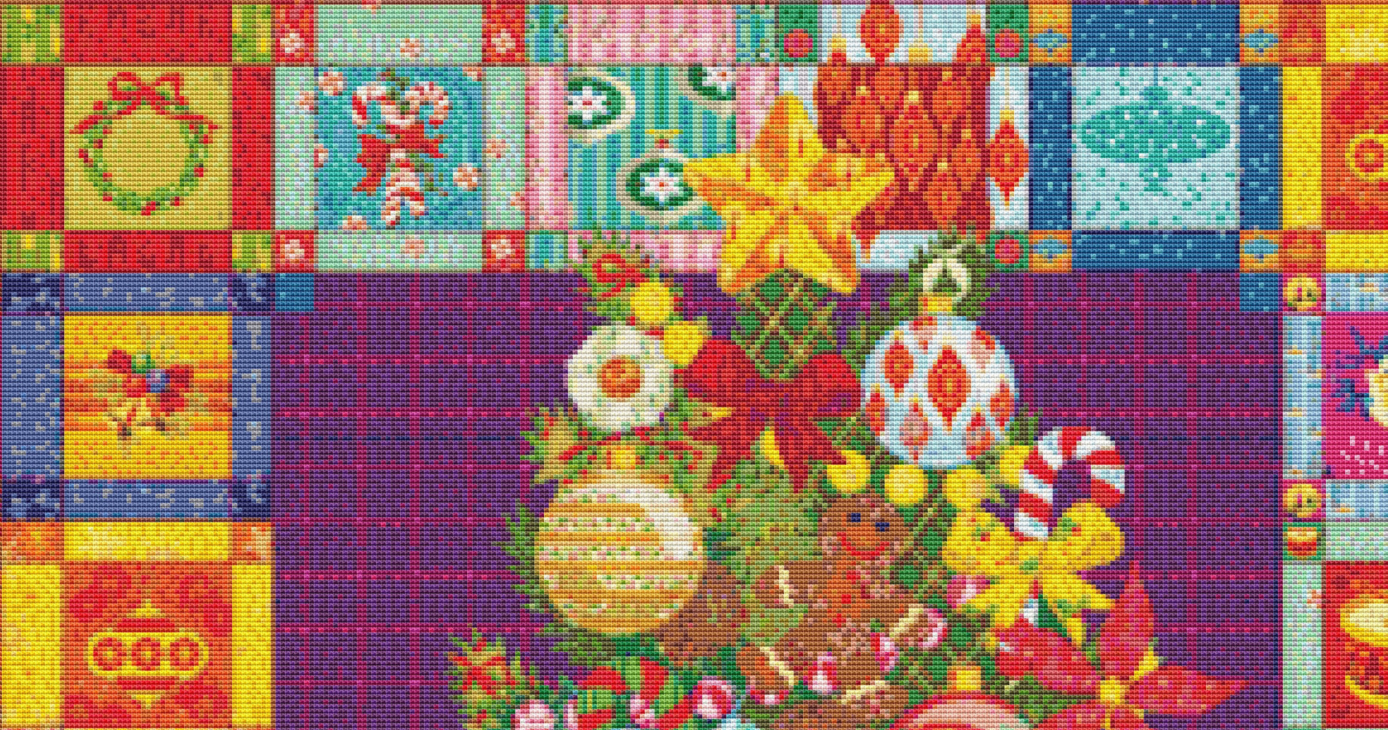 Christmas Tree 88038 cross stitch pattern by Cobble Hill Puzzle Company/Ansada Licensing Group, LLC