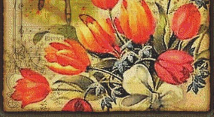 Girl Butterfly 1 counted cross Stitch Pattern by SharmStudio