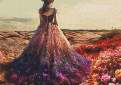 Woman in a Field of Flowers 3 by Eder Jose Rosa