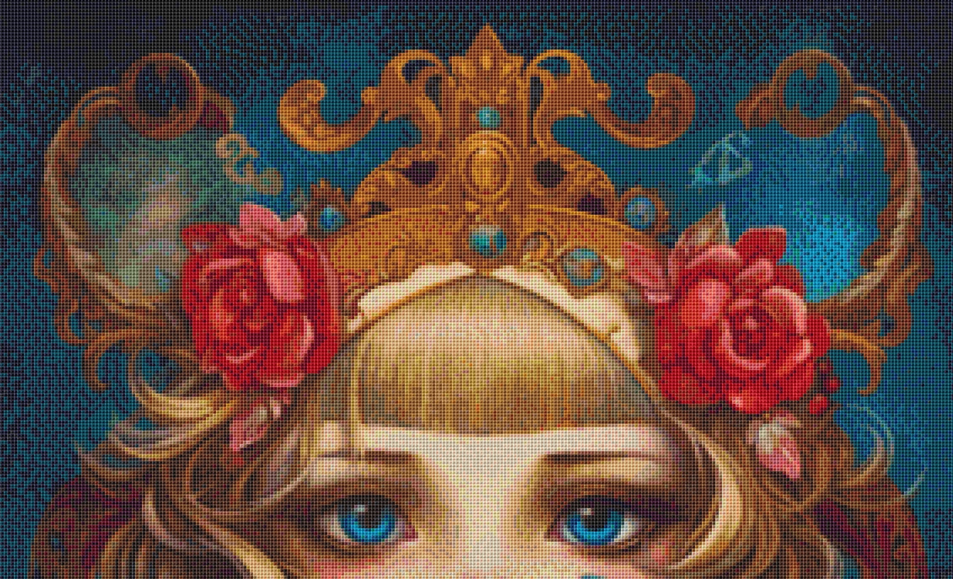 Mystical Cat Girl 3 cross stitch pattern by DutchLadyMysticArt