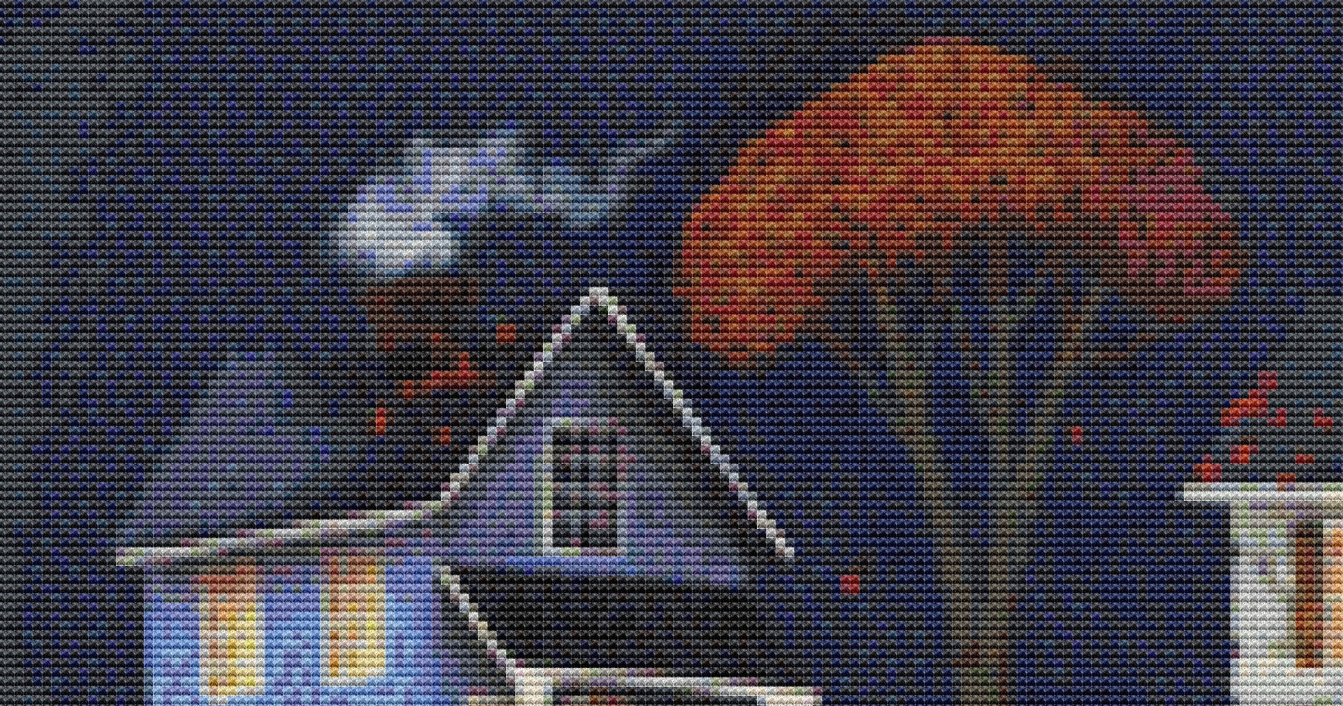 Echoes of Trick or Treat cross stitch pattern by Catherine Holman/Ansada Art Licensing Group, LLC