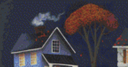 Echoes of Trick or Treat cross stitch pattern by Catherine Holman/Ansada Art Licensing Group, LLC