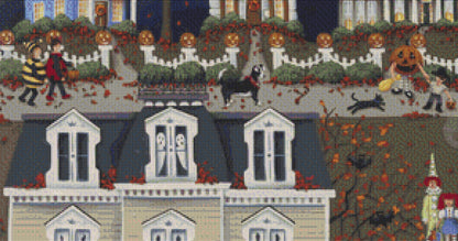 Echoes of Trick or Treat cross stitch pattern by Catherine Holman/Ansada Art Licensing Group, LLC
