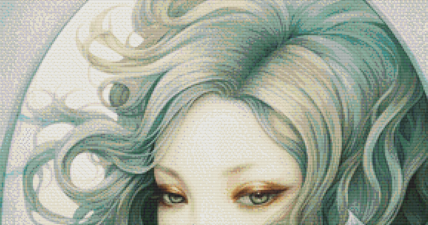 Sirenia Whisper cross stitch pattern by AWholeWorldofWhimsy