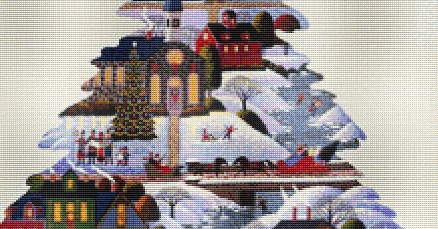 Christmas Tree counted cross stitch pattern by Heronim/Ansada Art Licensing Group, LLC